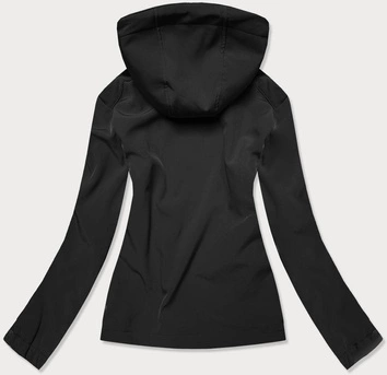 DAMSKA KURTKA TREKKINGOWA CZARNO-RÓŻOWA (HH029)