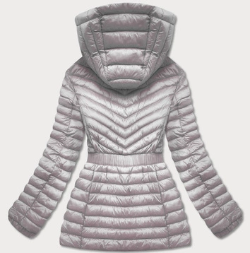 Taliowana kurtka damska szara (gt-212)