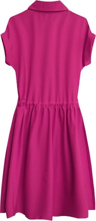 SUKIENKA KOSZULOWA AMARANTOWA (339ART)