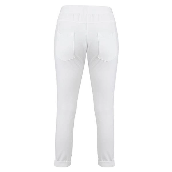 DRESOWE SPODNIE CHINOS BIAŁE (6914)