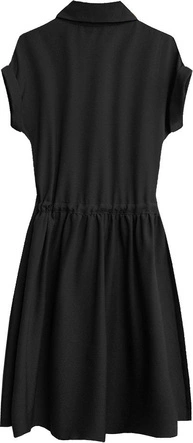 SUKIENKA KOSZULOWA CZARNA (339ART)