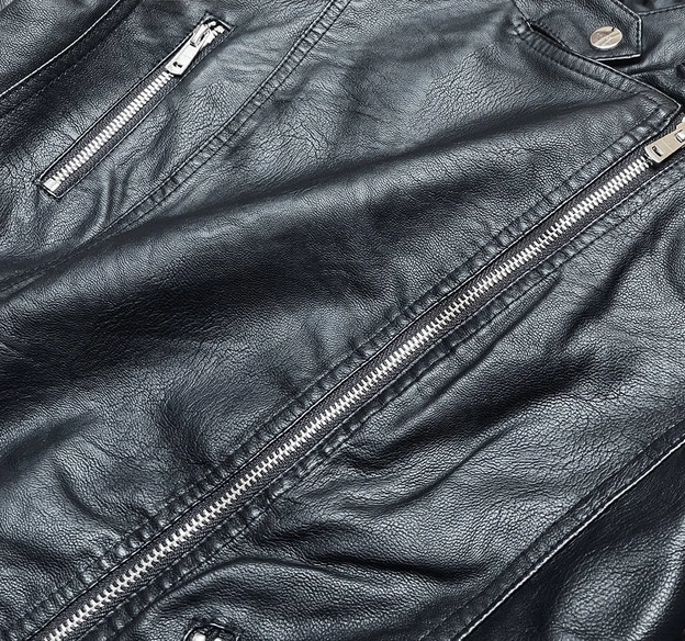 Ramoneska ze stójką czarna (b0117)