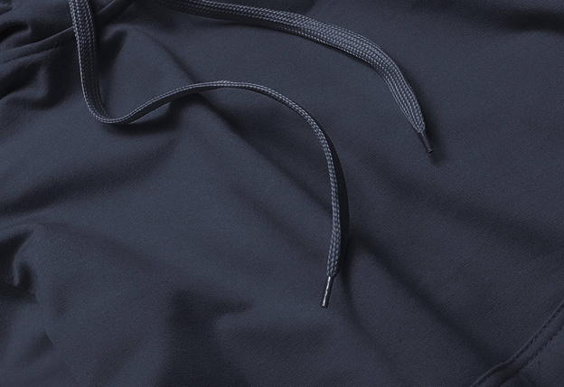 Cienka damska bluza kangurka ciemny granat (W06-25)