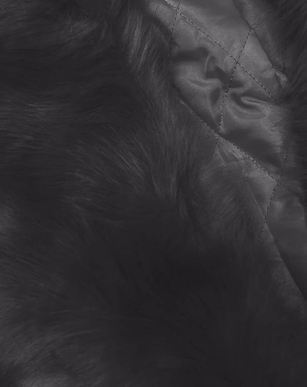 Krótka kurtka damska wiązana Ann Gissy grafitowa (K0327)