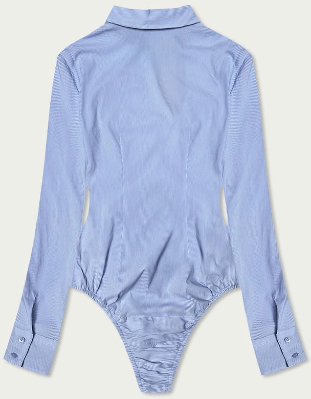 Bluzka body w paski jasnoniebieska (AWT0213)