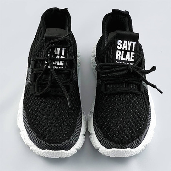 Miękkie buty sportowe damskie czarne (blx-002)