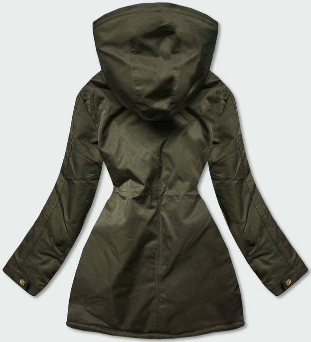 DWUSTRONNA PARKA Z KAPTUREM ARMY (B2634)
