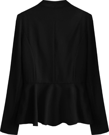 PROSTA MARYNARKA ZE STÓJKĄ CZARNA (8195)