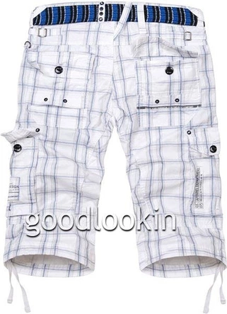 BIAŁE SPODENKI Z PASKIEM I'GO-START (13P24)