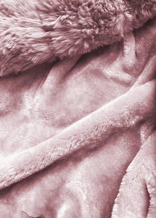 DAMSKA KURTKA PARKA NA FUTERKU MUSZTARDOWA (WM888)