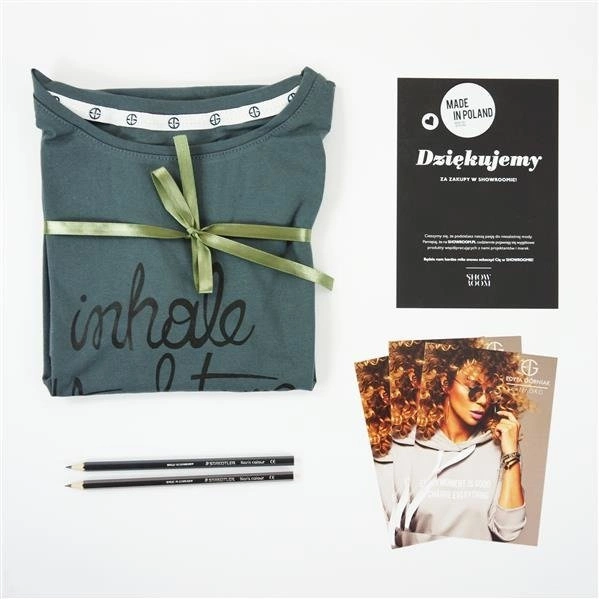 T-SHIRT INHALE THE FUTURE EDYTA GÓRNIAK FOR NAOKO CIEMNOSZARY (INHALE)