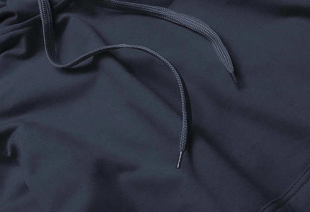 Cienka damska bluza kangurka ciemny granat (W06-25)