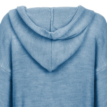 SWETER Z BUFIASTYMI RĘKAWAMI NIEBIESKI (116ART)