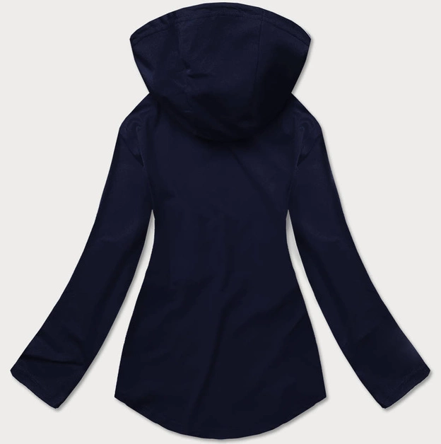 Bluza z asymetrycznym dołem granatowa (hd153-04)