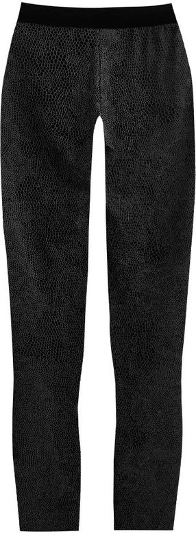 BŁYSZCZĄCE LEGGINSY W ZWIERZĘCY WZÓR CZARNE (318/2ART)