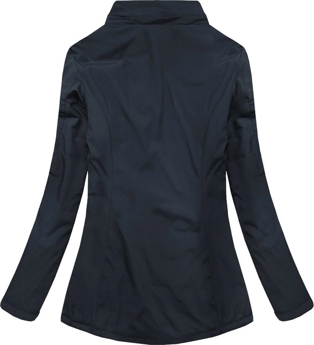 Dwustronna kurtka przejściowa granatowo-amarantowa (7699)