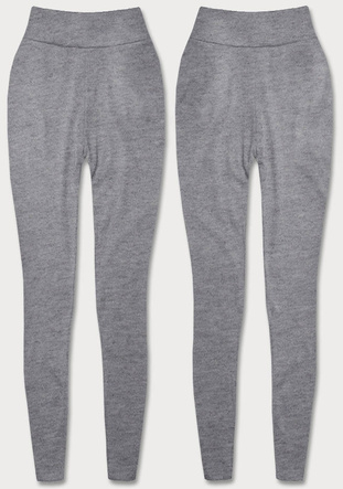 Bawełniane legginsy szare (YW01001-3)
