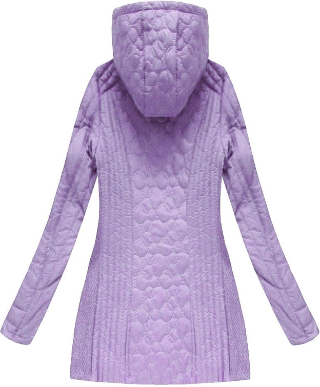 PIKOWANA KURTKA Z KAPTUREM WRZOSOWA (7031BIG)