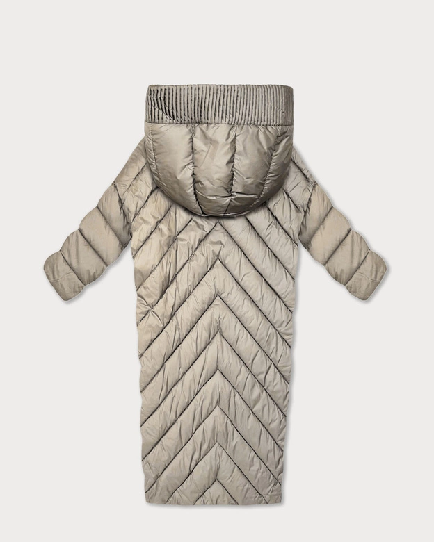 Kurtka zimowa typu nietoperz Minority beżowa (P3-6026-62)