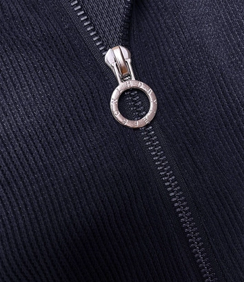 Dresowy komplet damski typu wafel granatowy (AMG-339A)