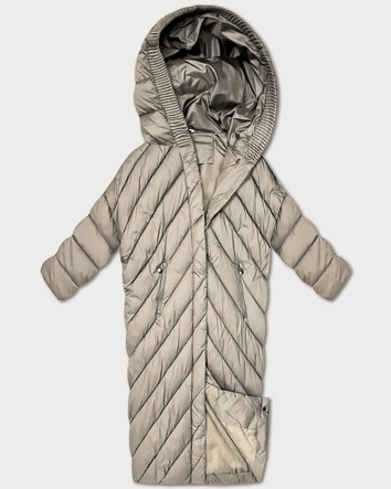 Kurtka zimowa typu nietoperz Minority beżowa (P3-6026-62)