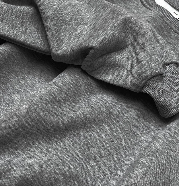 Damski dres z krótką bluzą ciemny szary (8c71-5)