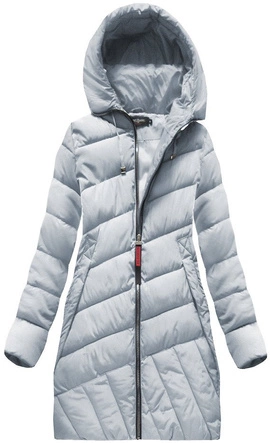 PIKOWANA KURTKA Z KAPTUREM SZARA (1849-1)