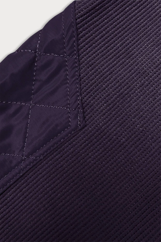 Bluza w prążki damska fioletowy (AMG-311)