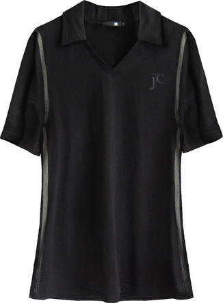 KOSZULKA W SEREK Z KOŁNIERZEM (X3083X)