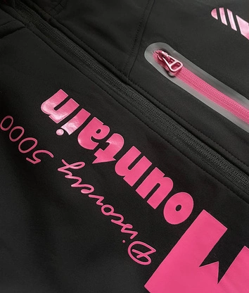 Damska kurtka softshell czarno-różowa (hh030-1)