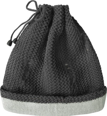 SWETERKOWY KOMIN 2W1 CIEMNOSZARY (X2001X)