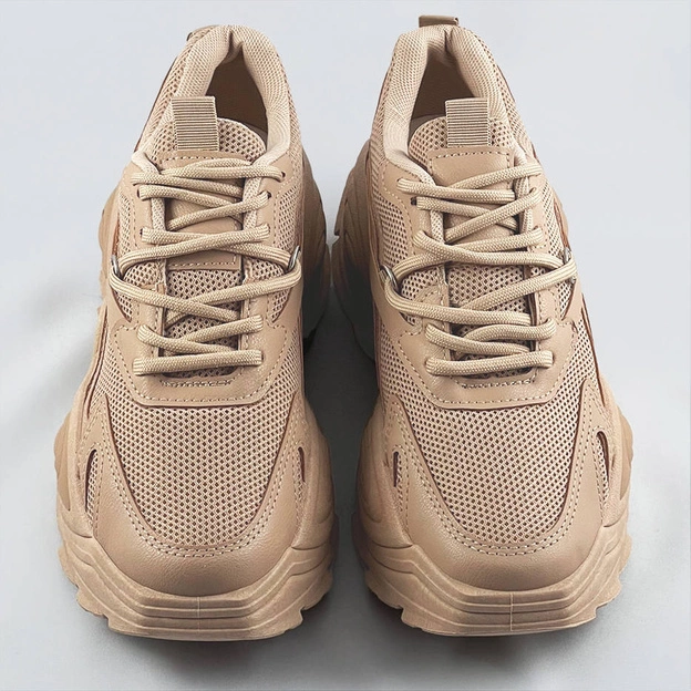 DAMSKIE ADIDASY NA PLATFORMIE BEŻOWE (PC93)