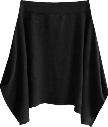 ASYMETRYCZNA SPÓDNICA CZARNA (1551)