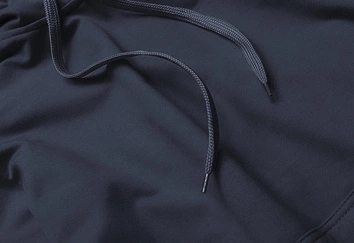 Cienka damska bluza kangurka ciemny granat (W06-25)