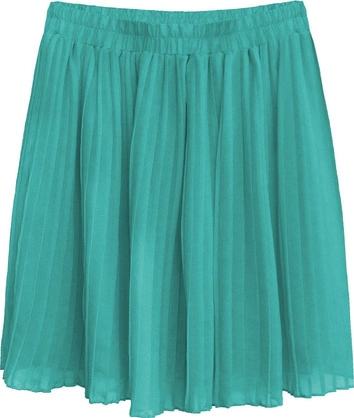 PLISOWANA SPÓDNICA MINI MORSKA (9227)