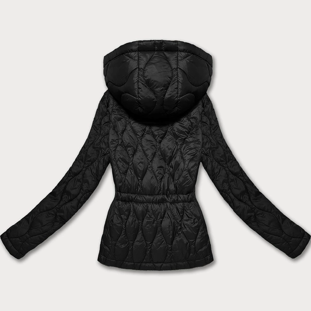 Lekka kurtka damska z kapturem Minority czarna (B25-510-1)