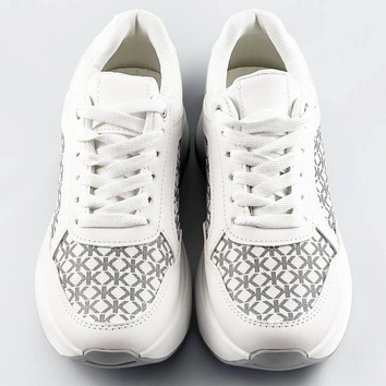 Sportowe buty damskie białe (sg-137)