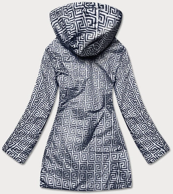 Dwustronna kurtka damska pikowana granatowa (pc-7502-35)