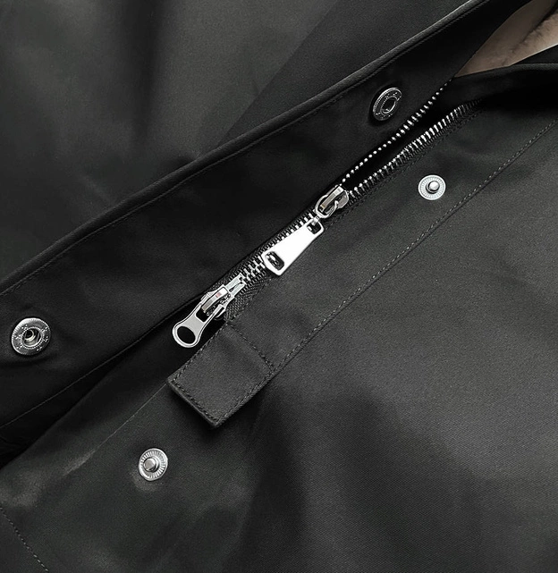 Zimowa parka damska z podpinką khaki-brąz (b533-1107)