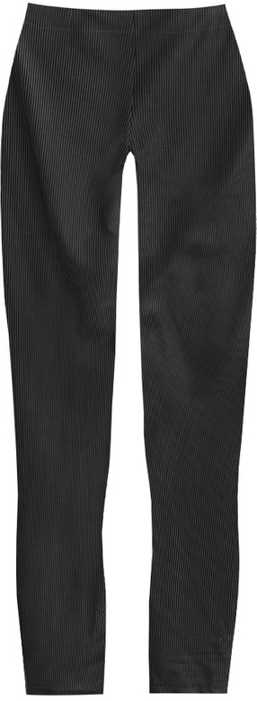 BŁYSZCZĄCE LEGGINSY W GEOMETRYCZNY WZÓR CZARNE (323ART)