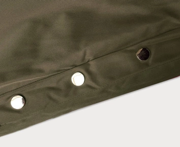 Damska parka z futerkiem army (5M3180-136)