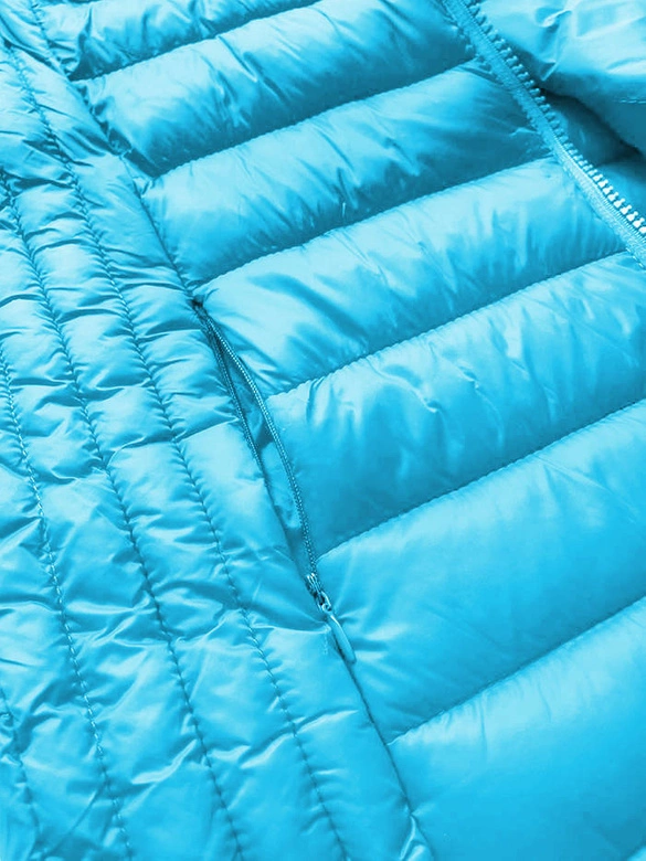 Pikowana kamizelka damska jasno niebieska (23039-240)