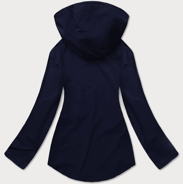 Bluza z asymetrycznym dołem granatowa (hd153-04)