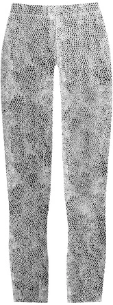 BŁYSZCZĄCE LEGGINSY W ZWIERZĘCY WZÓR CZARNO-BIAŁE (325/1ART)