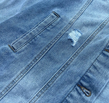 Długa katana jeansowa niebieska (pop7021-lk)