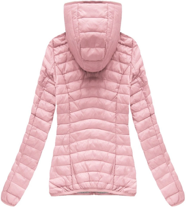 PIKOWANA KURTKA Z KAPTUREM ŁOSOSIOWA (B1011)