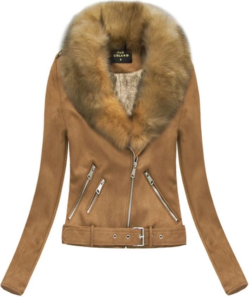 ZAMSZOWA RAMONESKA Z FUTERKIEM KARMELOWA (6500)