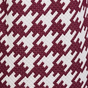 PIKOWANA BORDOWA WZORZYSTA SUKIENKA (S228)