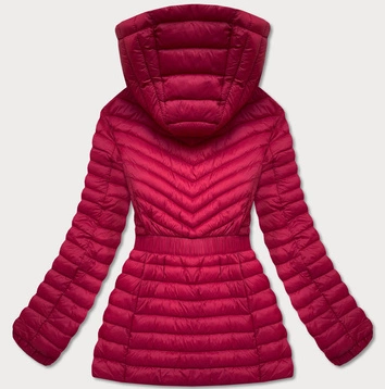 Taliowana kurtka damska czerwona (gt-212)