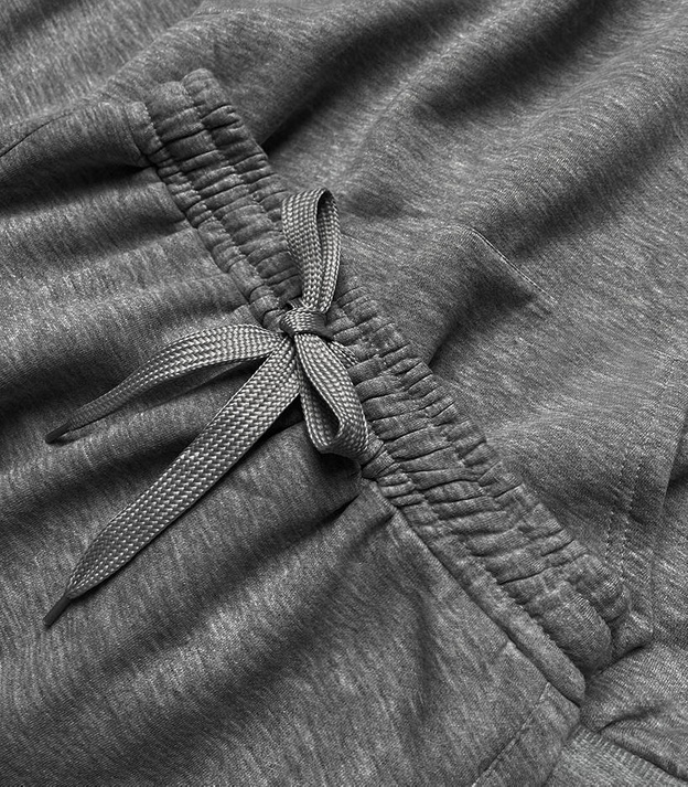 Damski dres z bluzą oversize ciemny szary (8c69-5)